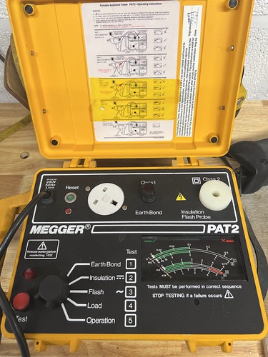 Megger pat2 pat - megger, with